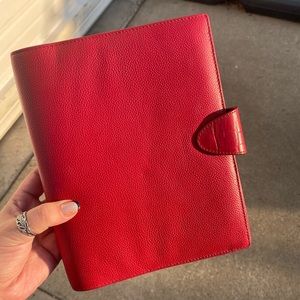 A5 Red Filofax